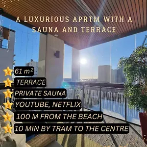  Apartment Eira Sauna & Terrace Luxe Finland